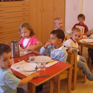 Kindergarten im Mai