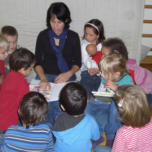Kindergarten im Mai